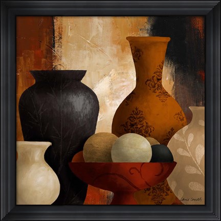 Framed Spiced Vessels I Print