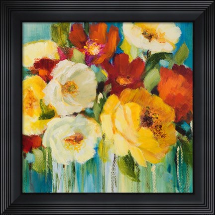 Framed Flower Power I Print