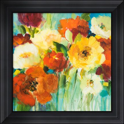 Framed Flower Power II Print