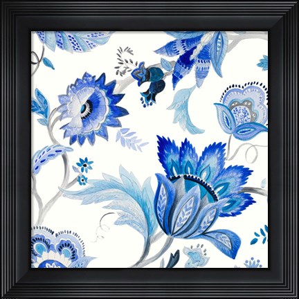 Framed Capri Floral I Print