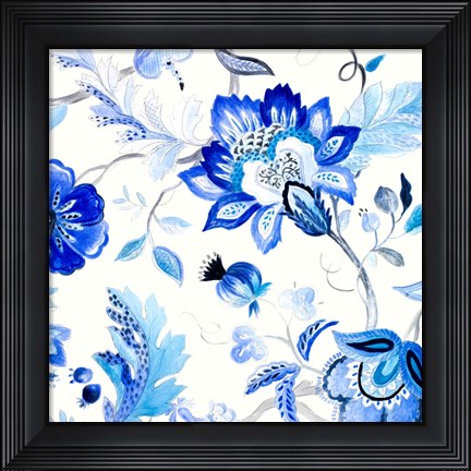 Framed Capri Floral II Print