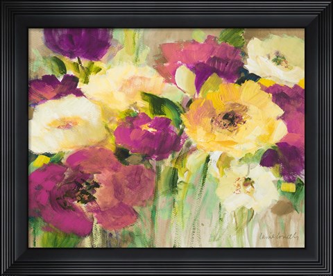 Framed Deep in Purple II Print