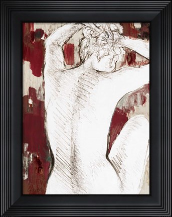 Framed Modern Spice Woman I Print