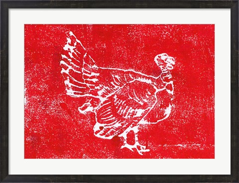Framed Country Turkey Print