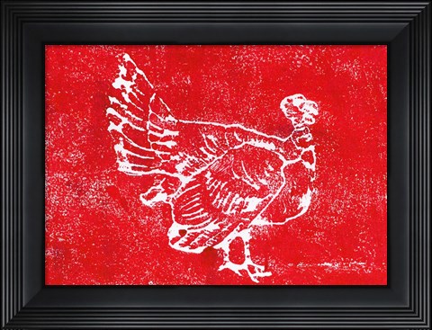 Framed Country Turkey Print