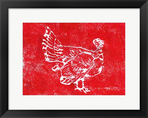 Framed Country Turkey Print