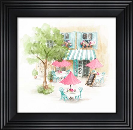 Framed Paris Cafe Print