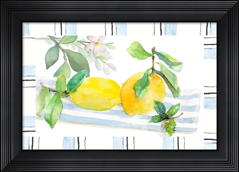 Framed Spring Citron Print