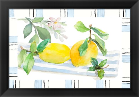 Framed Spring Citron Print