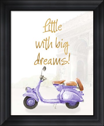 Framed She&#39;s Going Places II Print