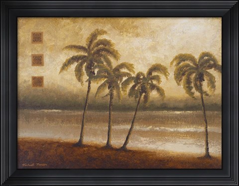 Framed Tropical Escape I Print