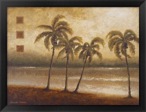 Framed Tropical Escape I Print