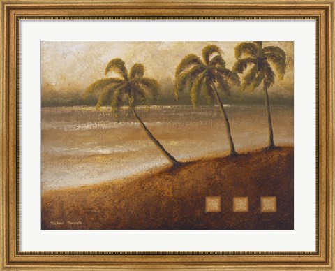 Framed Tropical Escape II Print
