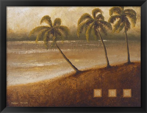 Framed Tropical Escape II Print