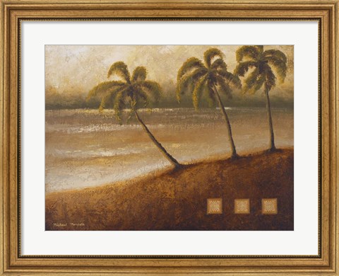 Framed Tropical Escape II Print