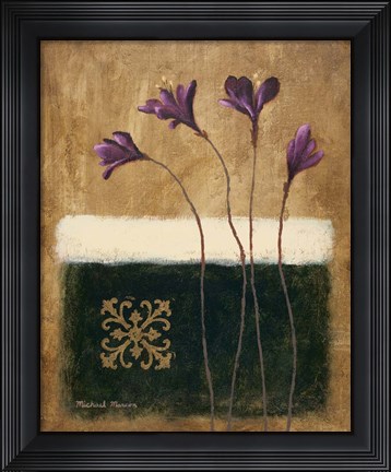 Framed Color Field Blossom I Print