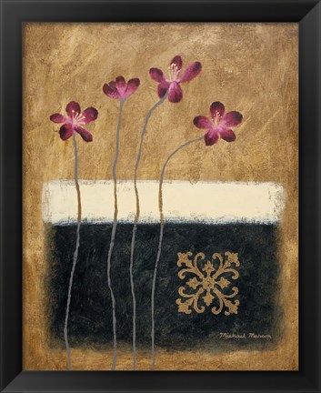 Framed Color Field Blossom II Print