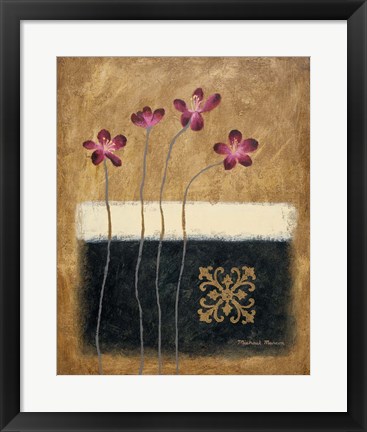 Framed Color Field Blossom II Print