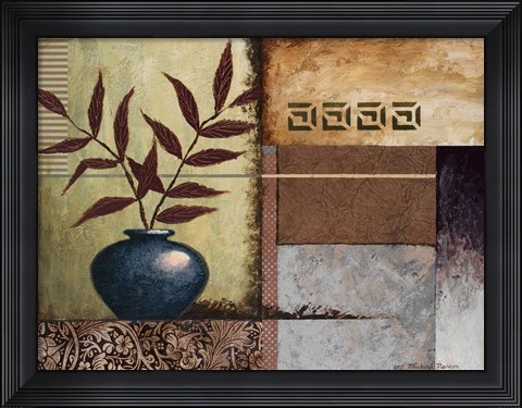 Framed Cobalt Vase Print