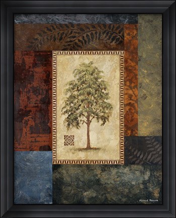 Framed Eucalyptus Tree I Print