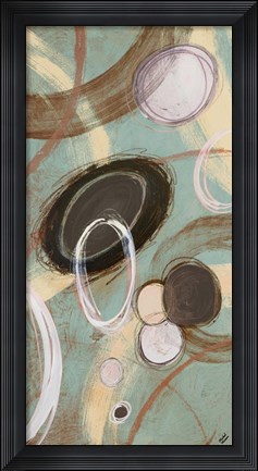 Framed Inside Turquoise I Print