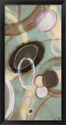 Framed Inside Turquoise I Print
