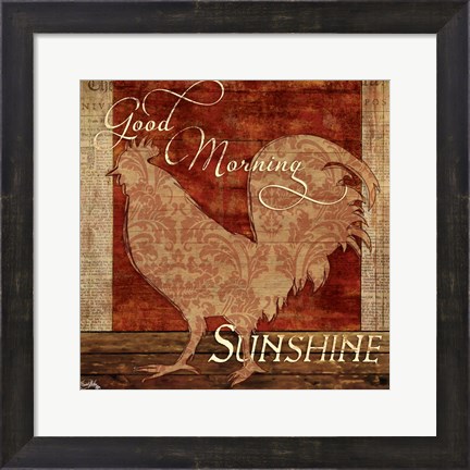 Framed Good Morning Sunshine Print