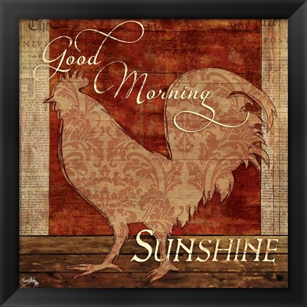 Framed Good Morning Sunshine Print