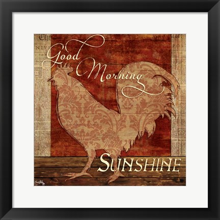 Framed Good Morning Sunshine Print