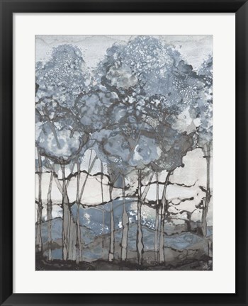 Framed Watercolor Forest II Print