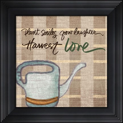 Framed Harvest Love Print
