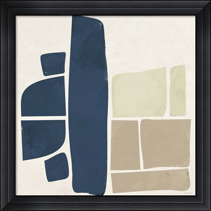 Framed Machine Shapes Print