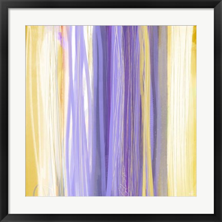 Framed Linear Verticals Print