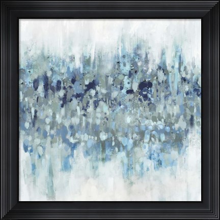 Framed Blue Crossing II Print
