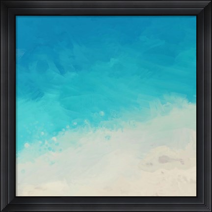 Framed Ocean Blue Sea II Print