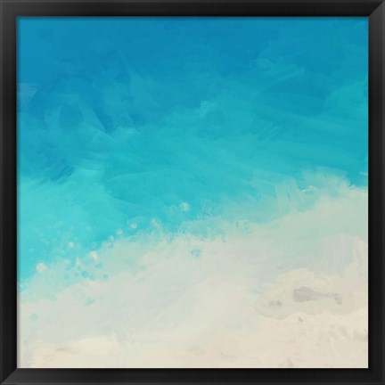 Framed Ocean Blue Sea II Print