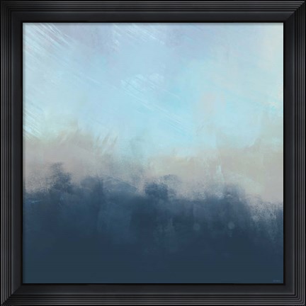 Framed Ocean Fog I Print