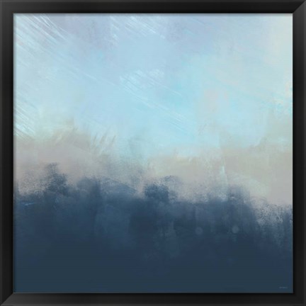 Framed Ocean Fog I Print