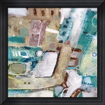 Framed City Life II Print
