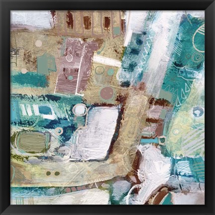 Framed City Life II Print