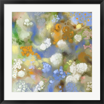 Framed Flower Impression II Print