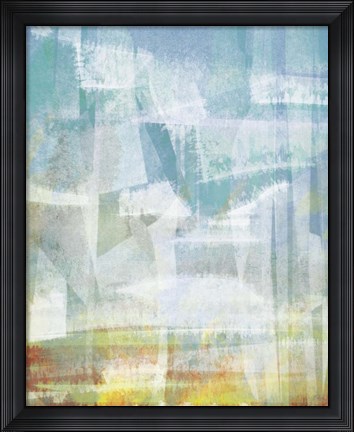 Framed Scattered Sky Abstract Print