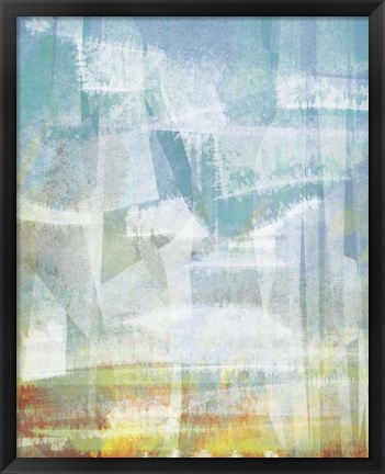 Framed Scattered Sky Abstract Print