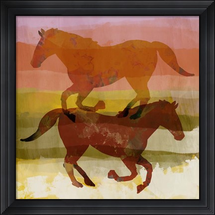 Framed Equestrian Fantasy Print