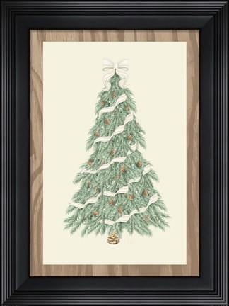 Framed Hometown Christmas I Print