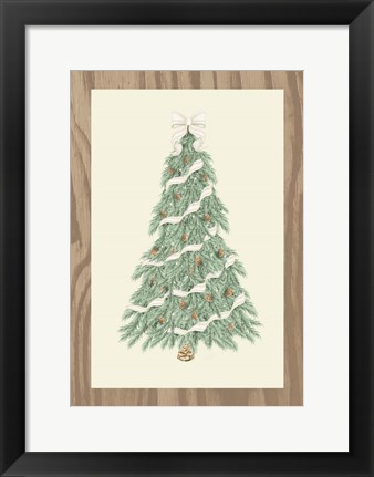 Framed Hometown Christmas I Print