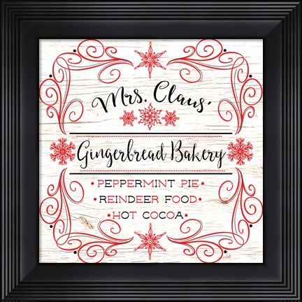 Framed North Peppermint Pole II Print