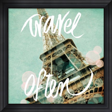Framed Adventures in Europe I Print