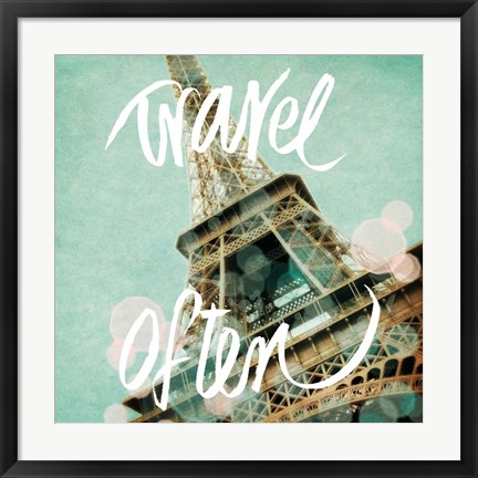 Framed Adventures in Europe I Print