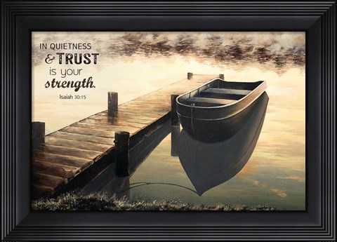 Framed Trust (Quiet Morning) Print